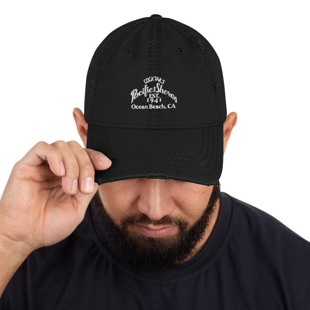 Distressed Baseball Hat – Pacific Shores Cocktail Lounge display picture 1
